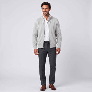 Bluza Męska Rozpinana na zamek ze stójką i bocznymi kieszeniami