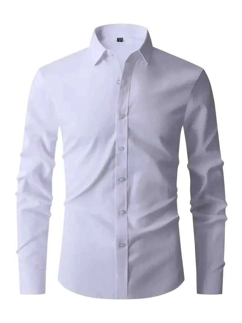 Efektowna koszula męska slim fit z długim rękawem