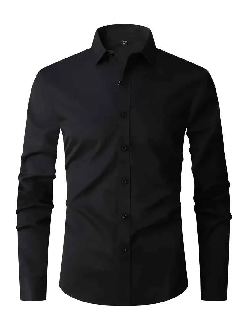 Efektowna koszula męska slim fit z długim rękawem