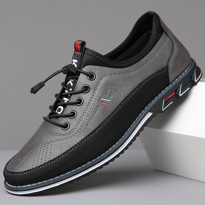 Stylowe buty męskie casual z wyrazistą grubą podeszwą