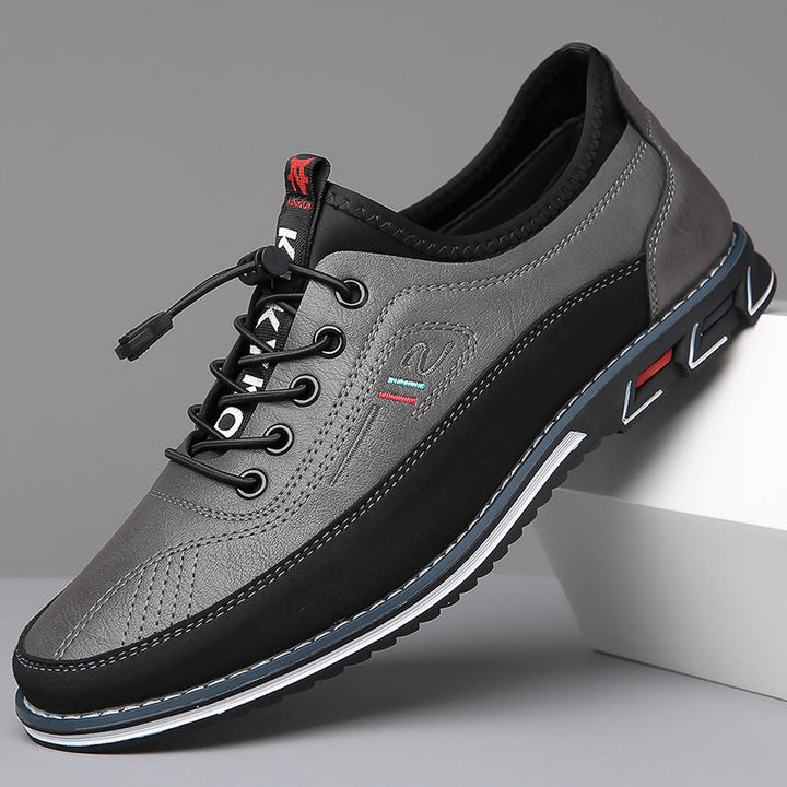 Stylowe buty męskie casual z wyrazistą grubą podeszwą