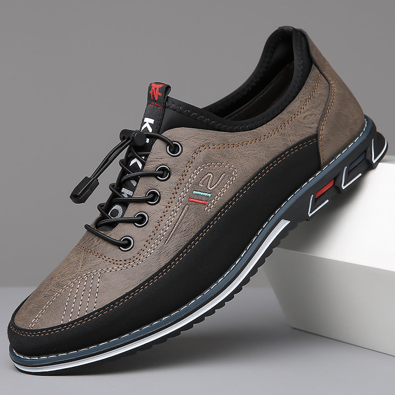 Stylowe buty męskie casual z wyrazistą grubą podeszwą