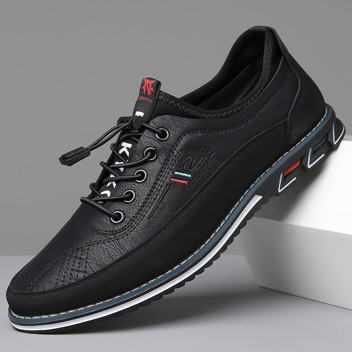 Stylowe buty męskie casual z wyrazistą grubą podeszwą
